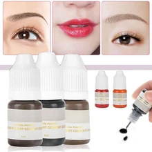 22 цвета, полуперманентный макияж, чернила для бровей, губ, линия для глаз, цвет татуировки, микроблейдинг, пигмент для бровей, цветные чернила для татуировки, LEK