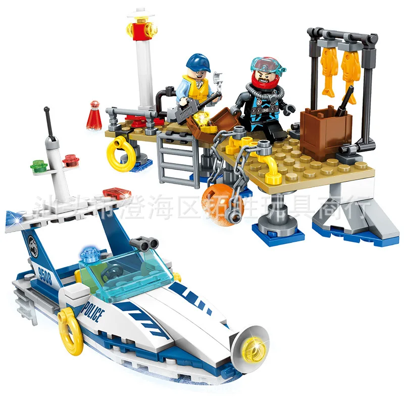 

Baby Semp 9506-09-9353 City Rescue New Style Dragon Anger Super Police Assembled Building Blocks Children'S Educational ENLIGHTE
