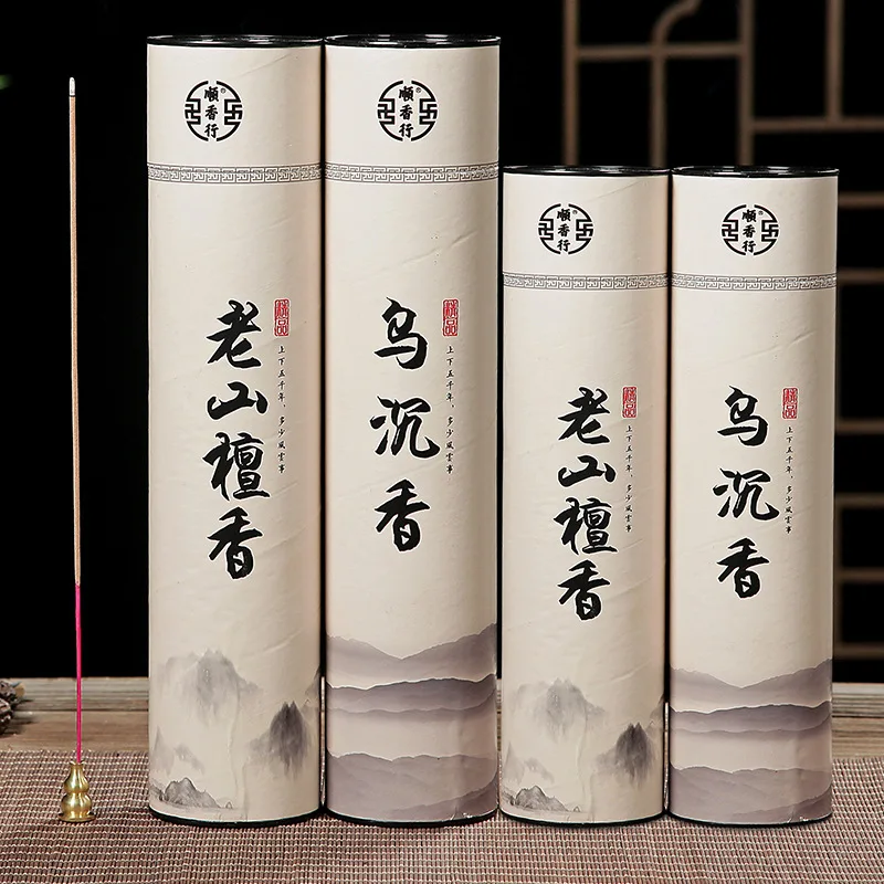 

Sandalwood Wuchen Incense Sticks Smoke Free Home Aroma Incenses Scents for Guanyin God Blessing Buddha Buddhist Supplies 450g