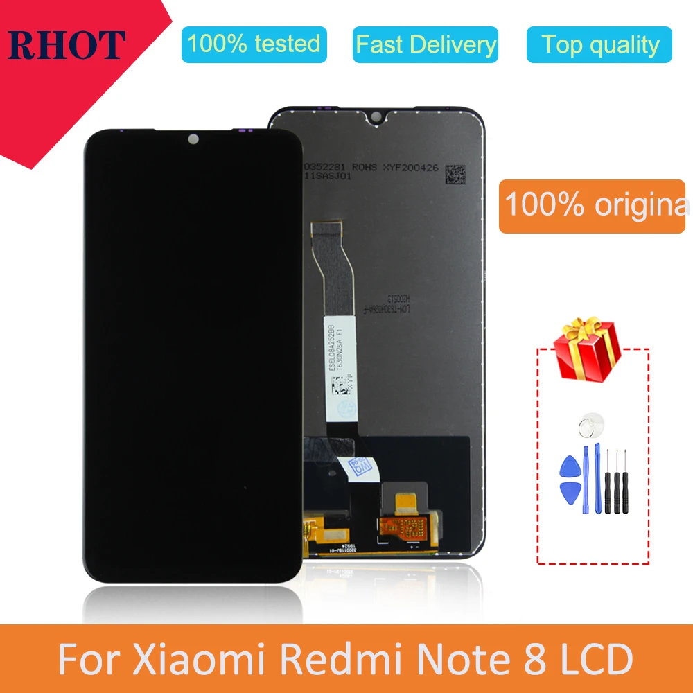 

100% tested 6.30" original 2340*1080 resolution LCD display for Xiaomi Redmi Note 8 LCD touch screen digitizer assembly