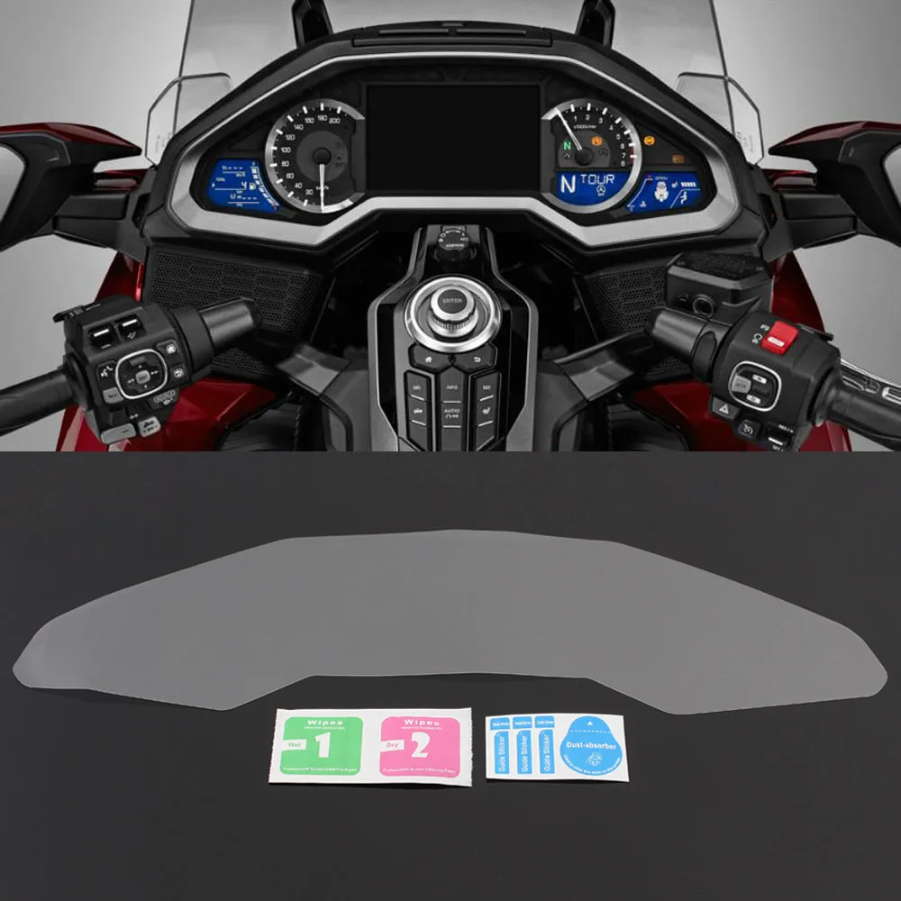 

Motorcycle Dashboard Panel Instrument Cluster Scratch Protection Film Screen Protector For Honda Goldwing 1800 GL 1800 2018-Up