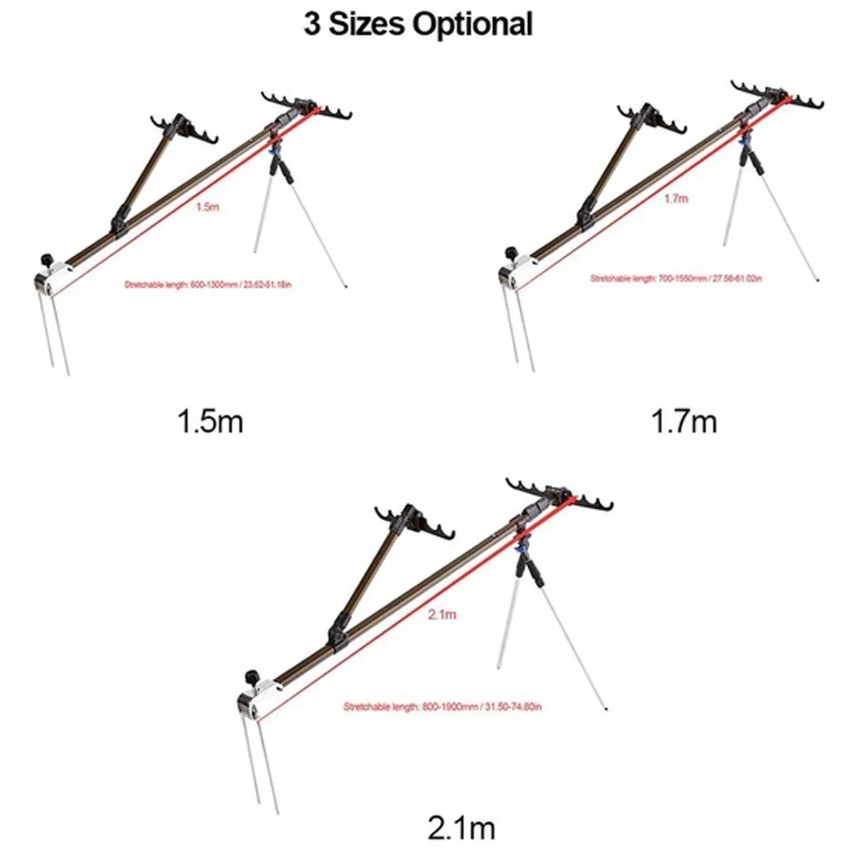 Подставка для удочки, регулируемая Выдвижная подставка для карпа, держатель для удочки, подставка для удочки, аксессуары для снастей, кронштейн для карпа для Pesca
