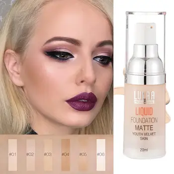 

Makeup Base Face Liquid Foundation Cream Concealer Maquiagem Oil-control Foundation Waterproof Moisturizer Liquid Whitening Y9P4