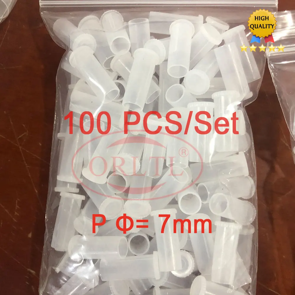 Diesel CR Injector Nozzle Dust Cap Nozzle Sprayer Plastic Nut Parts 7mm 9mm Inner Size 12mm 14mm Diameter for Bosch