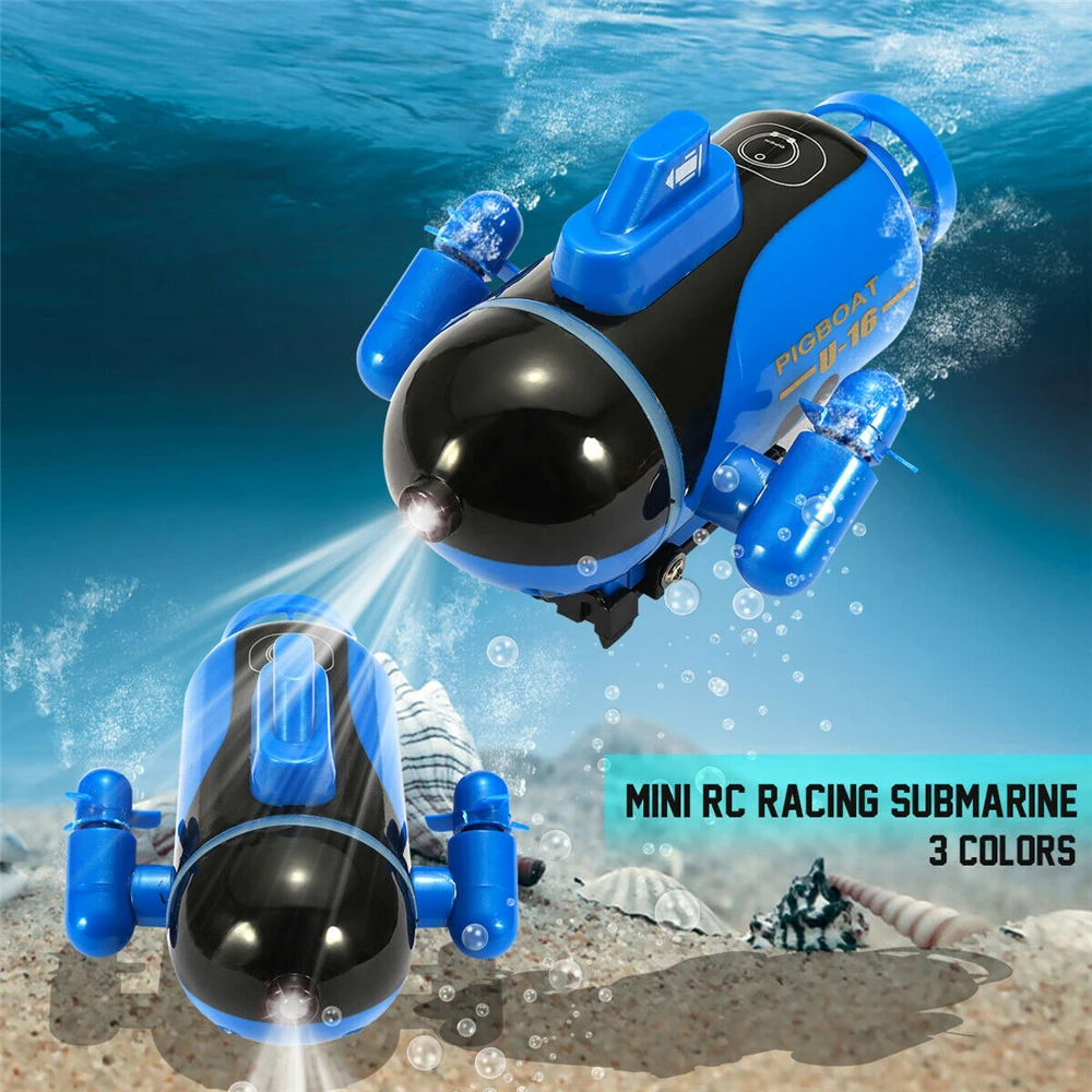 

RC Sub Boat Mini Micro Radio Remote Control Racing Submarine Toys Gift