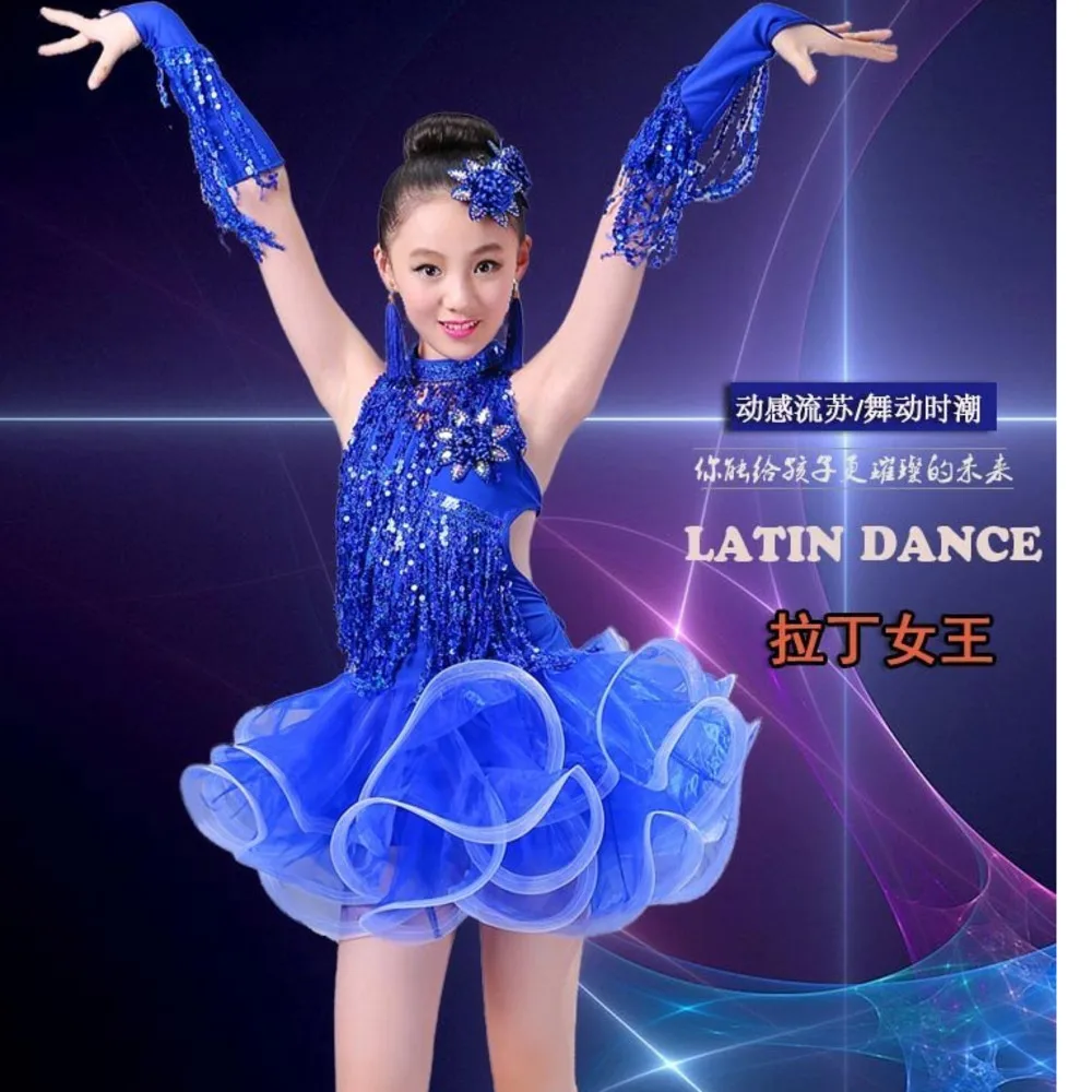 Dance Dress for Girls Salsa Cha Cha Samba Tango Ballroom Dancing