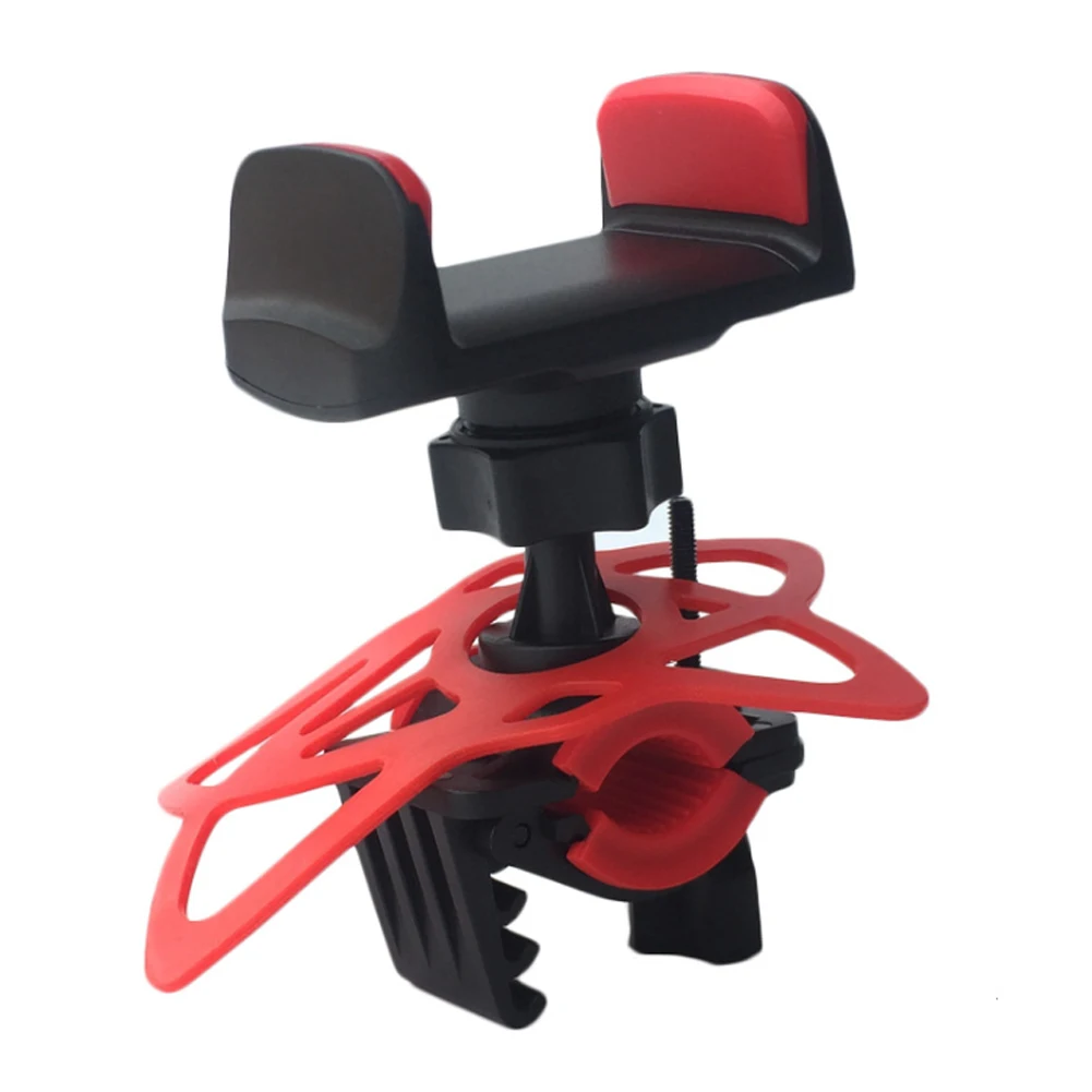 Black Red Велосипедный держатель для телефона, держатель для мобильного телефона, крепление для велосипеда мотоцикла, комплект для поддержки gps, держатель для телефона для велосипеда, крепление для телефона - Цвет: Black Red