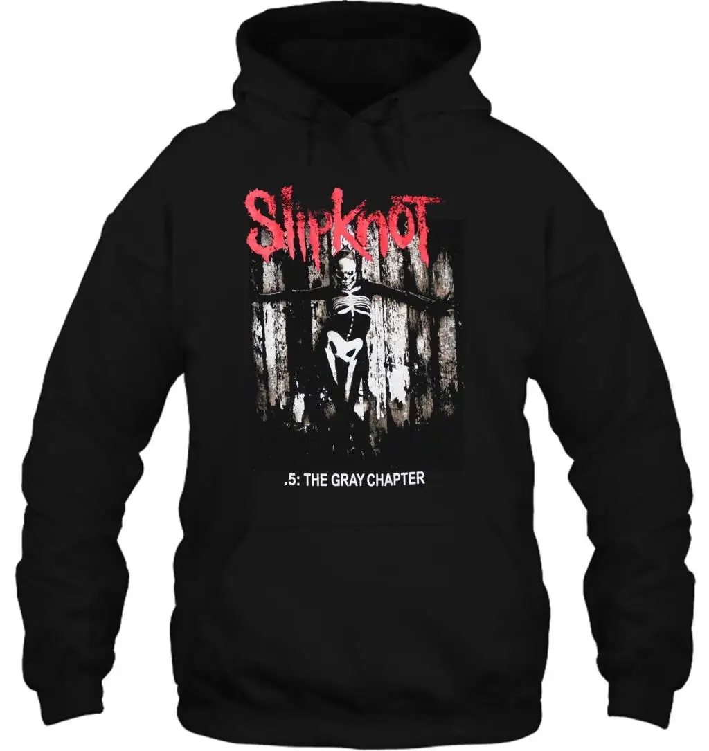 Мужская толстовка Slipknot с тяжелым металлическим ремешком, женская уличная одежда серого цвета