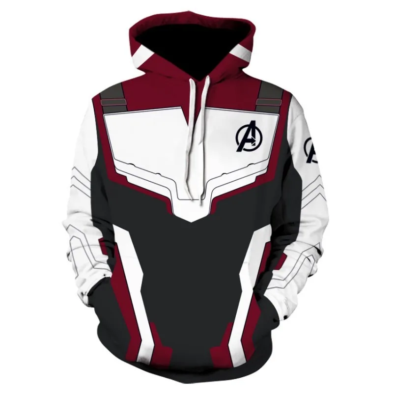 Marvel The Avengers 4 Endgame Quantum Realm Cosplay Costume Hoodies Men Hooded Avengers Zipper End Game Sweatshirt Jacket Marvel The Avengers 4 Endgame Quantum Realm Cosplay Costume Hoodies Men Hooded Avengers Zipper End Game Sweatshirt Jacket