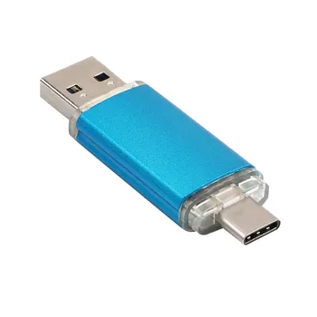 

USB Flash Memory USB Drive 3.0 64GB Flash Drive Type-C OTG Sticks Dual Plug USB-C Smartphones Digital U Disk Micro Sd Drive-L830