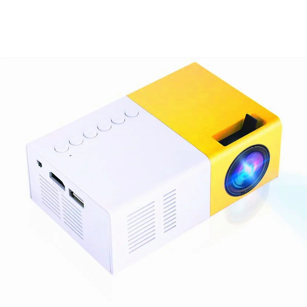 

J9 Mini Portable Projector LCD LED Proyector HDMI USB AV SD 400-600 Lumen Home Theater Children Education Beamer HD Projetor