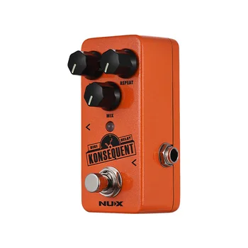 

NUX NDD-2 KONSEQUENT Digital Delay Guitar Effect Pedal 800ms Delay Range Tap Tempo Function Full Metal Shell True Bypass