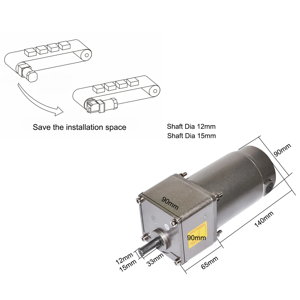 ^Cheap 120W High Torque DC Gear Motor 12V 24V 90V 3-300RPM Big Torque High Speed DC Electric Gearbox DC120-5GU Permanent Magnet Motor ^Cheap 120W High Torque DC Gear Motor 12V 24V 90V 3-300RPM Big Torque High Speed DC Electric Gearbox DC120-5GU Permanent Magnet Motor