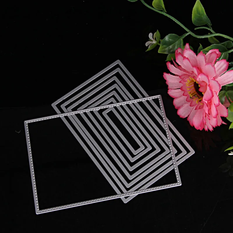 

Rectangle Cutting Dies Stencil DIY Scrapbook Album Paper Card Embossing Tool