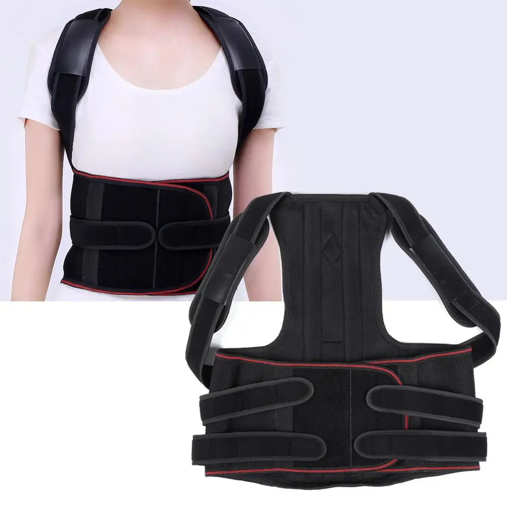 Дышащий Корректор осанки для мужчин и женщин поддержка верхней части спины