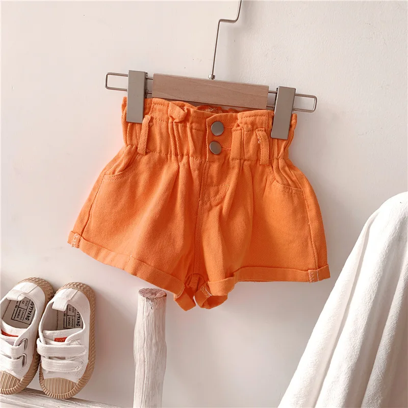 Kids Shorts Kids Trousers Girl Summer Jeans Denim Shorts Three Colors