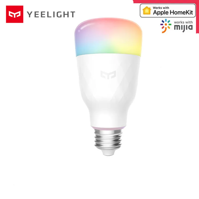 

Xiaomi Mi Yeelight Smart LED Bulb 1S YLDP13YL 8.5W RBGW Work With Homekit AC100-240V 1700K-6500K E27 800lm Desk Floor Table Lamp