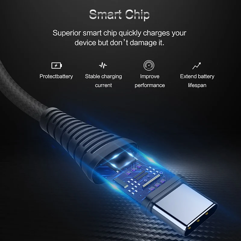 Высокое качество 3A usb type C кабель для передачи данных для huawei mate 9 10 P10 P20 Pro type-C супер быстрая линия зарядки для samsung Xiaomi