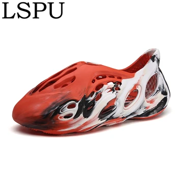 

Yeez Unisex Summer Clogs Slip On Breathable Water Beach Sandals Lightweight Jelly Garden Shoes Flip Flops Men Women Foam Runner