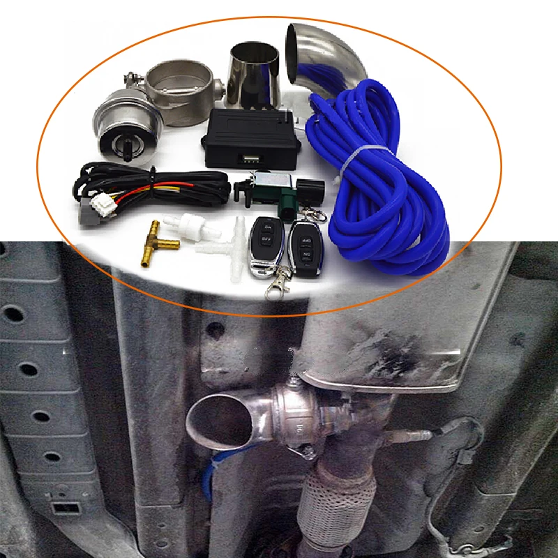 Car Exhaust Control Valve Set Electric Vacuum Actuator Pipe For Toyota