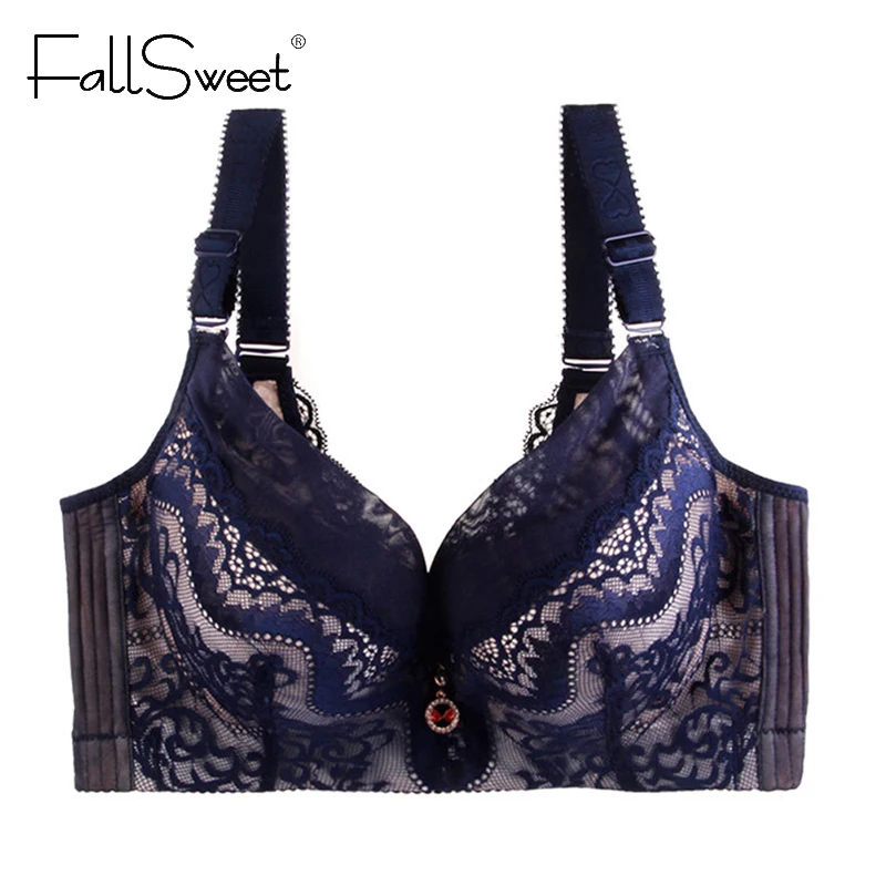 FallSweet Seamless Bras for Women Plus Size Wireless Brassiere Lightly  Lined Full Coverage Bra C D E Cup