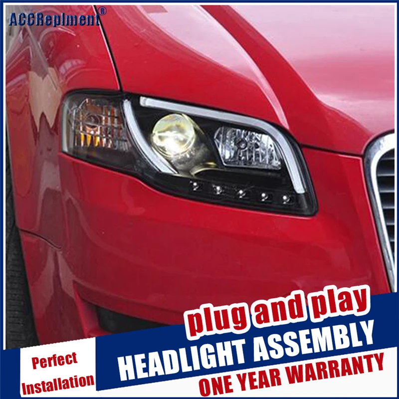 #Special Offers For Audi A4 B7 head lamps 2005-2008 bi-xenon lens HID KIT headlights led drl LED head lights car styling #Special Offers For Audi A4 B7 head lamps 2005-2008 bi-xenon lens HID KIT headlights led drl LED head lights car styling