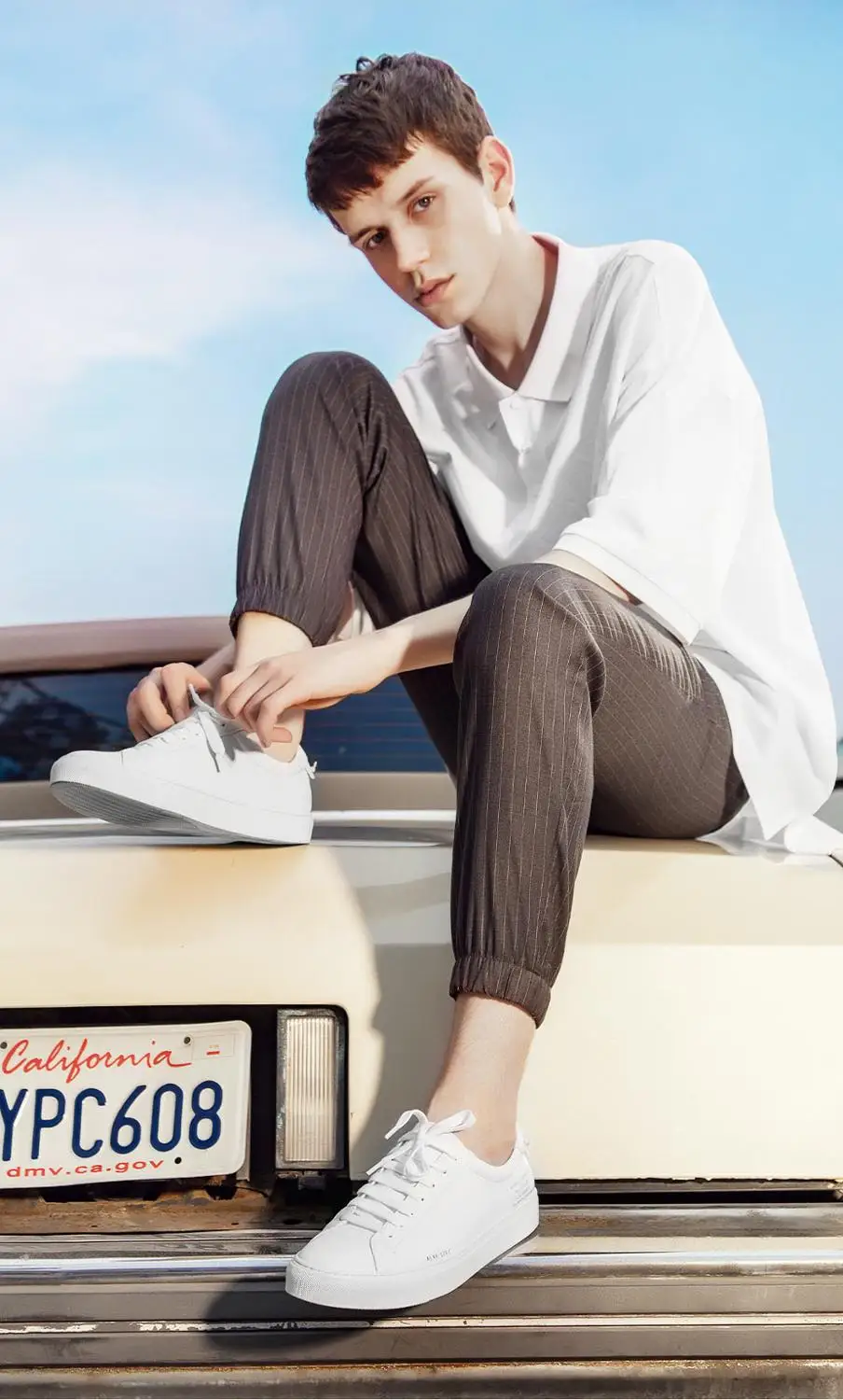 Xiaomi новые VLLICON мужские модные удобные повседневные белые туфли мягкие и дышащие мужские плоские кроссовки на шнуровке