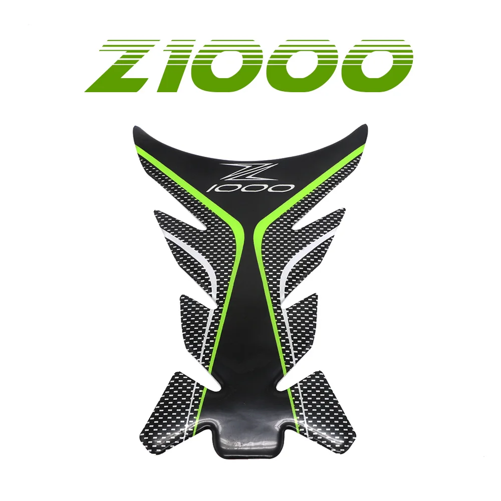 Мотоциклетная наклейка s Бензобак накладка протектор для Kawasaki Ninja Z1000 Z 1000 рыбья кость топливная пленка защита мото наклейка z1000 3D