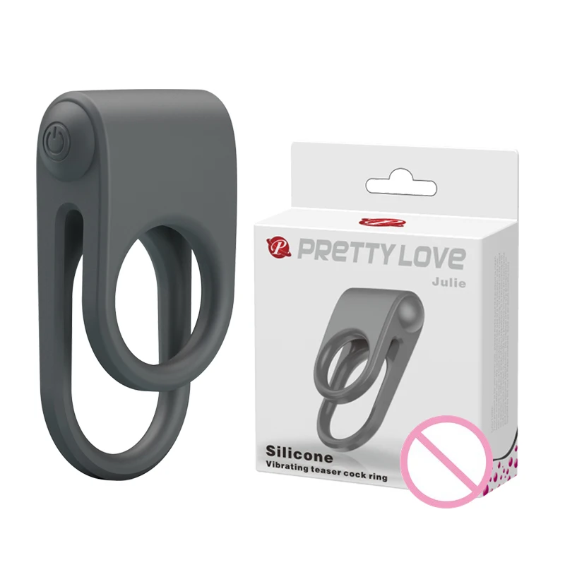 Кольцо для пениса Pretty Love кольцо члена вибратор задержка эякуляции расширитель