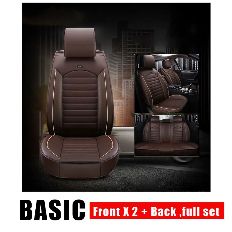 Чехлы из искусственной кожи на автомобильные сиденья для Mercedes Benz A B C D E S Series Vito Viano