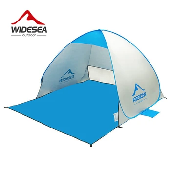 

Widesea beach tent pop up open 1-2person sunshelter quick automatic 90% UV-protective awning tent for camping fishing sunshade