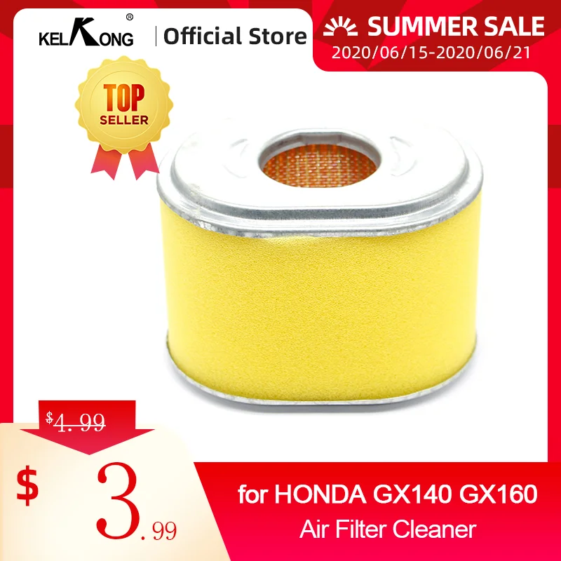 KELKONG Air Filter Cleaner Fits HONDA 5.5HP 6.5HP GX140 GX160 GX200 Chainsaw Parts