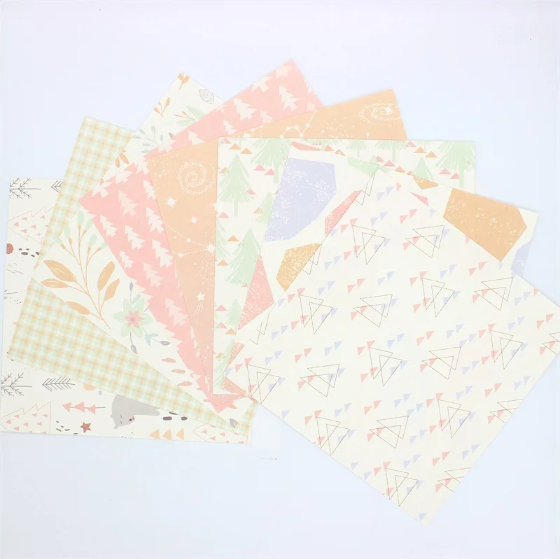 

KSCRAFT 16pc Gentle Township Scrapbooking Pads Paper Origami Art Background Paper Card Making DIY Scrapbook Paper Craft