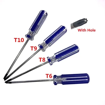 

Special Plum Hex Screwdriver T6 T8 T9 T10 Screwdriver + Hole 3.0 Cross Slotted Y-type Screwdriver Game Box For X Box Screwdriver