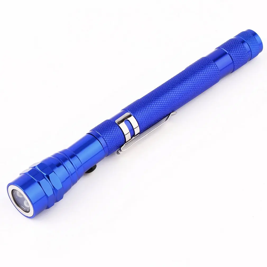 

Portable 3W LED Magnetic Flexible Telescopic Flashlight Torch Tool Light Lamp