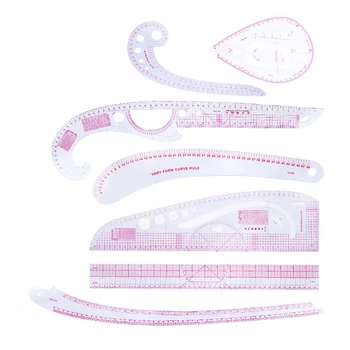 

KAOBUY 7PCS/Set Sew French Curve Metric Shaped Ruler Measure For Sewing Dressmaking Pattern Design