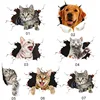 New 1Pcs Car 3D Stereo Cat Big Dog Scratch Masking Sticker Cute Cat Car Sticker 3D Animal Vinyl Decal Reflective Car Stickers ► Photo 1/6