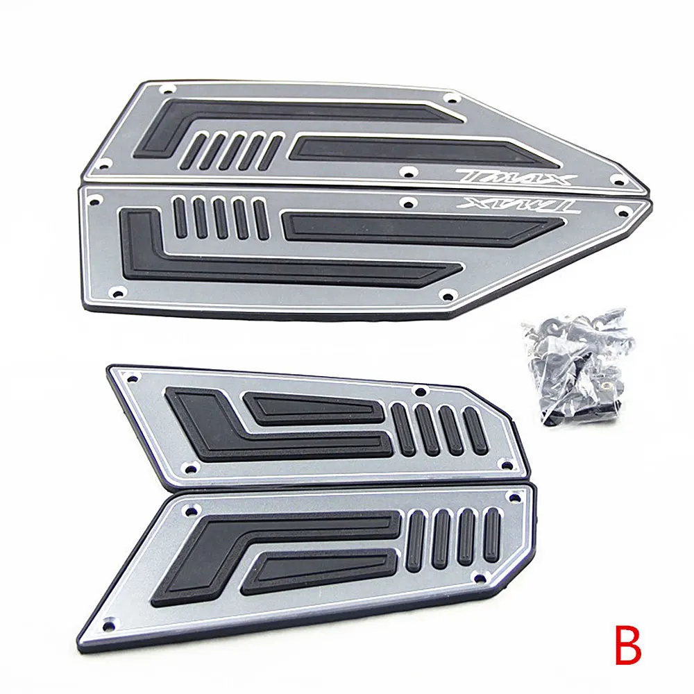 Off-road motorcycle modified foot pedals for Yamaha T-MAX 530 2012 - Color: Gray