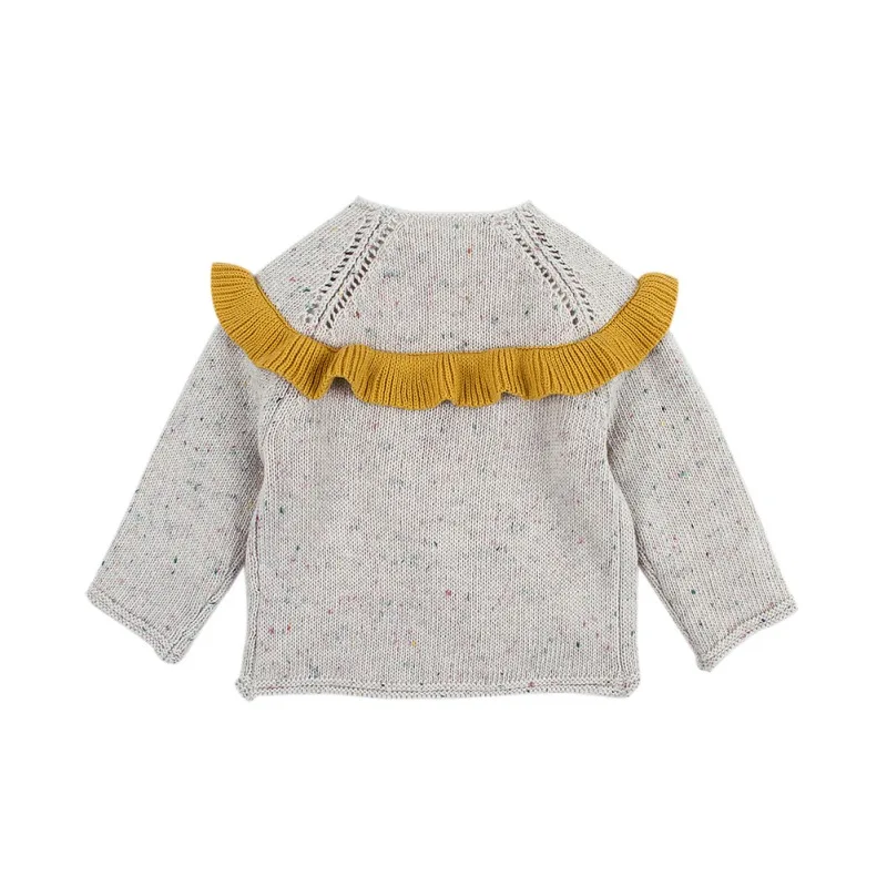 Детский свитер; осенний кардиган для маленьких мальчиков и девочек; трикотажное хлопковое повседневное пальто; одежда