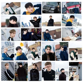 

24Pcs/Set High Quality Kpop Seventeen Photocard Photo Card PVC Crystal Card Stickers For Bus Student Card Stationery Set