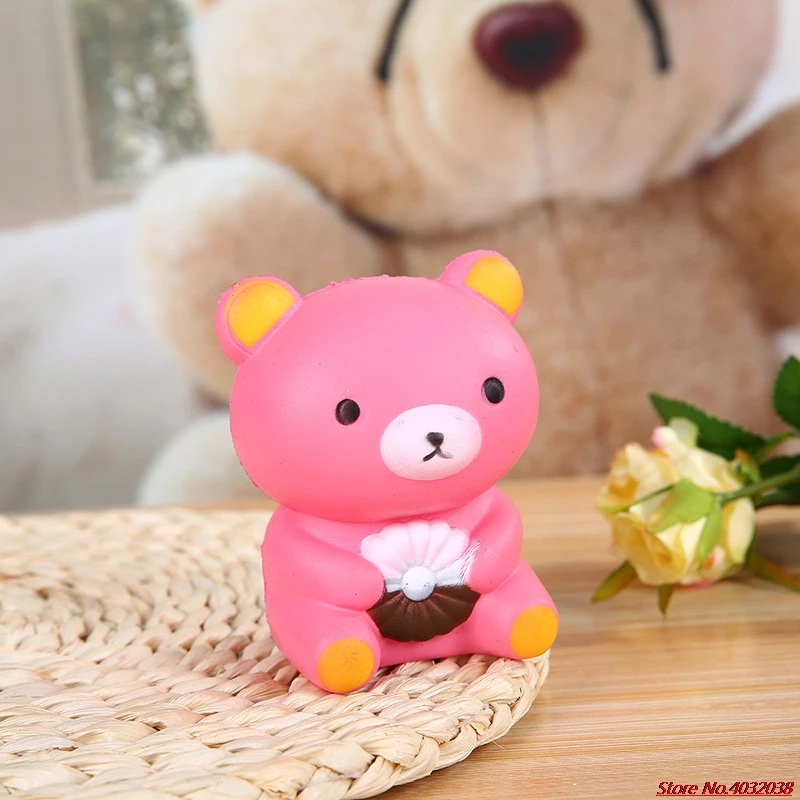 Squishys squishies медленно восстанавливающая игрушка печенье медведь декомпрессия игрушка сжимающая смешные игрушки для детей