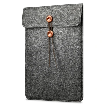 

Wool Felt Soft Envelope Pouch Bag Laptop Sleeve Cover For 11/13/15 Inch Macbook LX9A