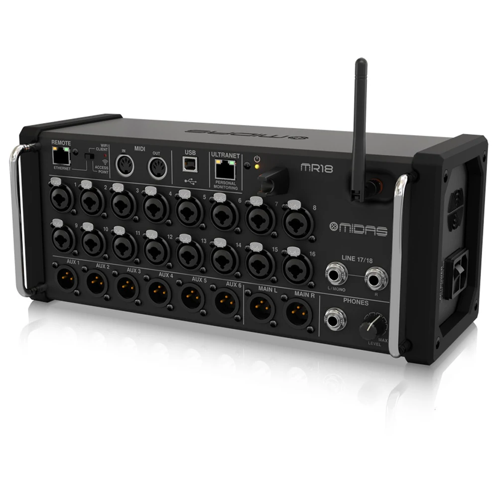 Midas MR18 Tablet цифровой аудио миксер профессиональный DJ микшер консоль с DSP для