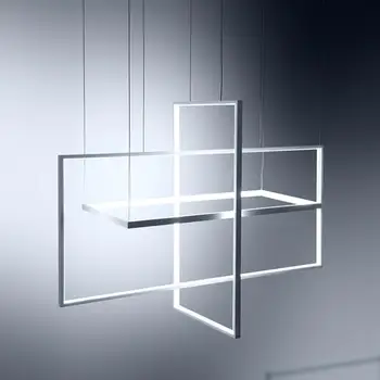 

Minimalist Led Modern Chandelier Lighting Creative Art Geometric Loft Chandeliers Lamp For Home Living Room Bedroom Bar