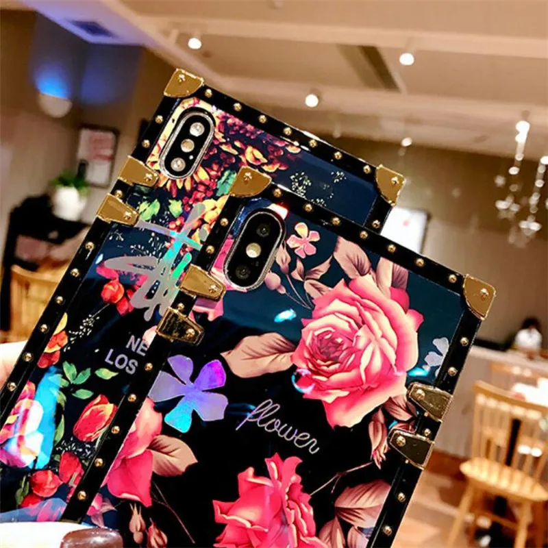 Selfan цветы глаз багажник телефон девчачий чехол для iPhone11 pro 7 8 Plus XR X XS XSMAX fundas роскошный для samsung S8plus S9 plus S10