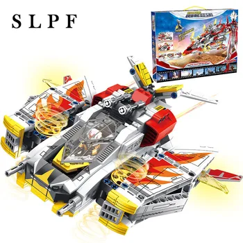 

Building Blocks Toys For Children Diy Educational Kids Ultraman GUYS Loading Number Assembly Model Kit Brick Compatible New R48