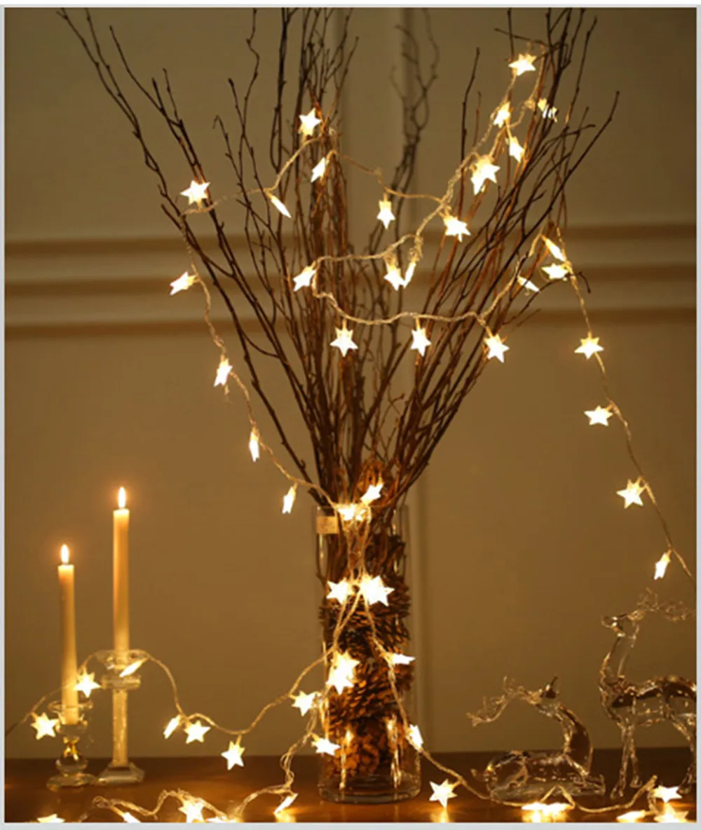 2m 10 Led Copper Wire String Lights Holiday Lighting Fairy Copper Wire Led String Lights Holiday