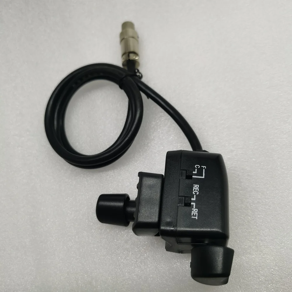 Professional Broadcast-Grade Cameras Tripod Wire Controller With Zoom Control for Lenses From 8-Pin FUJI or CANON
