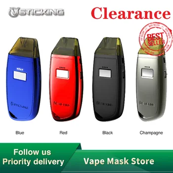 

Clearance Original Vsticking VIY Pod Kit with Yihi Chipset & 750mAh Battery & 1.8ml Pod & 1.0ohm Coil E-cig Vape Kit Vs Drag X