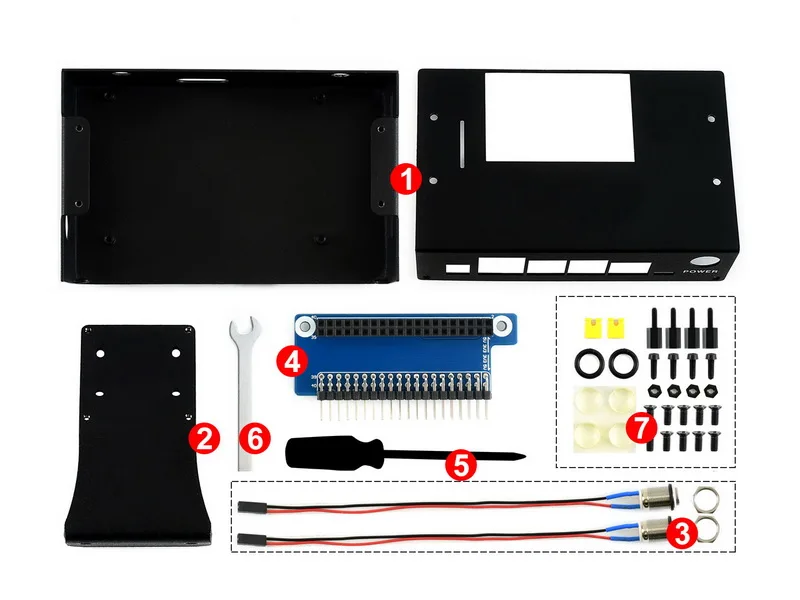 

Jetson Nano Case (B) Type B for the Jetson Nano Developer Kit Metal CaseFirm, dust resistance, nice looking